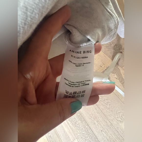 💕Anine Bing Paris Tyler Sweatshirt Gray💕 - Picture 12 of 16